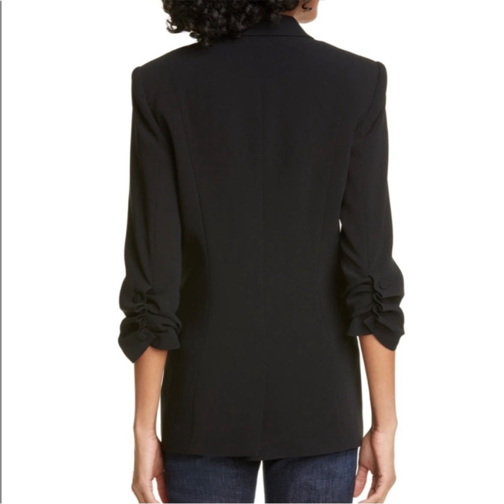 Cinq a Sept Khloe Rushed Sleeve Blazer Jacket - Picture 3 of 16